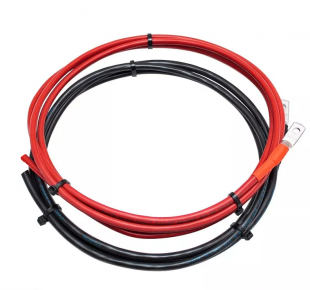 Комплект батарейного кабеля (25мм2, крас/черн., L-2000) фото 5617